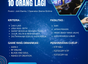 Lowongan Kerja Joki Game / Operator Game Online Garden Galaxy Tasikmalaya Terbaru 2026