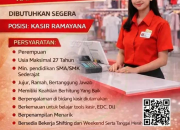 Lowongan Kerja Kasir Ramayana Terbaru Februari 2026
