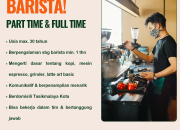 Lowongan Kerja Barista Kopi Cinlok Tasikmalaya Terbaru 2026: Part Time & Full Time