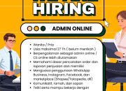 Lowongan Kerja Admin Online Keranjang Kuning Qiu Terbaru 2026