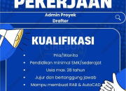 Lowongan Kerja Admin Proyek & Drafter di PT Solusi Megah Perkasa 2026