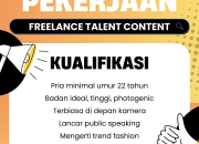 Lowongan Kerja Freelance Talent Content Equine Store Terbaru 2026