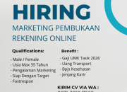 Lowongan Kerja Tasikmalaya 2026: Marketing Pembukaan Rekening Online di PT Anugerah Rekanan Bersama (ARB)