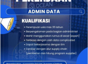 Lowongan Kerja Admin Data Ocean Space 2026: Mahir Excel & Supply Chain