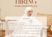 Loker Admin Marketplace Terbaru di Mazaalat 2026: Segera Daftar!