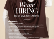 Loker Host Live Streaming Mazaalat Tasikmalaya Terbaru 2026