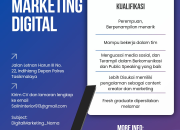 Loker Marketing Digital Salin Design Tasikmalaya Terbaru 2026