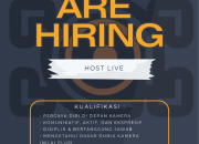 Lowongan Kerja Anyar Kamera Tasik 2026: Dibuka Posisi Host Live