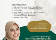 Lowongan Kerja Kasturi Tour Tasikmalaya 2026: Dibuka 4 Posisi Strategis