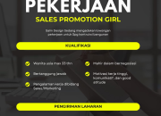 Lowongan Kerja Sales Promotion Girl (SPG) Salin Design Tasikmalaya 2026