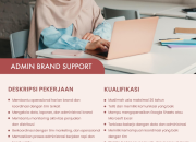 Lowongan Kerja Admin Brand Support di Lozy Terbaru 2026