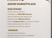 Lowongan Kerja Admin Marketplace Haniya Official Store 2026: Karier di Bidang E-Commerce