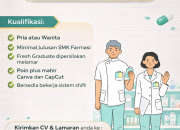 Lowongan Kerja Apotek Rezeki Lancar Tasikmalaya Posisi Asisten Tenaga Teknis Kefarmasian 2026