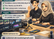 Lowongan Kerja Video Editor Capcut di Totalitassports Ciamis 2026