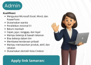 Lowongan Kerja Supir dan Admin M Interior Terbaru 2026