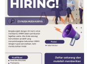 Lowongan Kerja Halal Advisor CV Nusa Muda Karya Tasikmalaya 2026