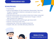 Lowongan Kerja Pengawas Gizi Kawali Ciamis 2026