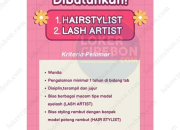 Lowongan Kerja Hairstylist dan Lash Artist di Arson Beauty 2026