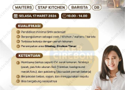 Lowongan Kerja CV Ciledug Boga Perkasa Terbaru 2026: Posisi Barista, Kitchen, Waiters & OB
