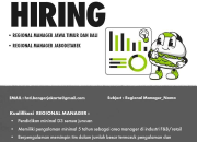 Lowongan Kerja Burger Bangor (BGI) 2026: Regional Manager, Area Manager, dan Crew Outlet