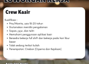 Lowongan Kerja Empal Gentong Mang Darma 2026: Dibuka 5 Posisi Penempatan Ciperna & Kejaksan
