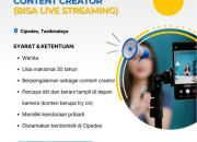 Lowongan Kerja Content Creator di Olayan Official Store Tasikmalaya 2026