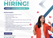 Lowongan Kerja Admin + Content Creator Jumuna Official Tasikmalaya 2026