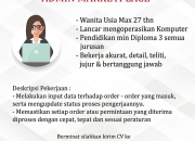 Loker Admin Marketplace Maulindra Group Kab. Tasikmalaya Terbaru 2026