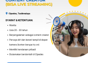 Loker Content Creator Olayan Official Store Tasikmalaya Terbaru 2026