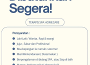 Lowongan Kerja Terapis Spa Homecare Soleil Beauty Spa Tasikmalaya 2026