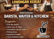 Loker Kepincut Kopi  2026: Lowongan Barista, Waiter, dan Kitchen