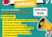 Loker WeDrink Arjawinangun 2026: Lowongan Outlet Crew Terbaru