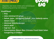 Loker Koki Boom Bao Chinese Food 2026: Gaji hingga 3 Juta & Terbuka untuk Pemula
