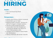 Loker Konveksi Daster 2026: Lowongan Host Live Streaming & Admin