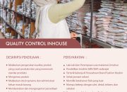 Lowongan Kerja Lozy Tasikmalaya Terbaru 2026: Posisi Driver & Quality Control