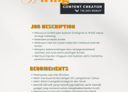 Lowongan Kerja Content Creator di The Skin Remedy Tasikmalaya