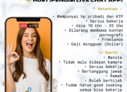 Lowongan Kerja Host Live Chat App Terbaru 2026: Peluang Karir Freelance Gaji Dollar
