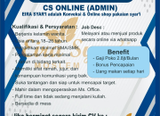 Lowongan Kerja CS Online Admin di Eira Syar’i 2026: Peluang Karir Fashion Muslimah