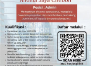 Lowongan Kerja Admin CV Andela Jaya Terbaru 2026 – Lulusan SMA/SMK