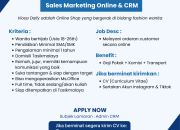 Loker Sales Marketing Online & CRM Viosa Daily Tasikmalaya 2026
