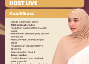 Loker Host Live Streaming Youra Hijab 2026: Lowongan Kerja Fashion Muslim Terbaru