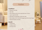Lowongan Kerja Nailist di Be Bless Nailbar
