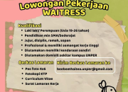 Loker Waitress BeeBee Tasikmalaya Terbaru 2026: Peluang Karir Menarik!