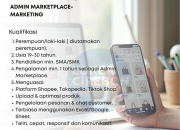 Lowongan Kerja Admin Marketplace Marketing Kinnas Terbaru 2026