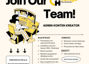 Lowongan Kerja Admin Konten Kreator Cahaya Furniture Singaparna Tasikmalaya