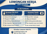 Lowongan Kerja EMY Studio Terbaru 2026: Karyawan Toko & Studio