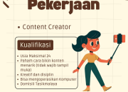 Lowongan Kerja Content Creator di Tasikmalaya Terbaru 2026