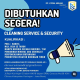 Lowongan Kerja Cleaning Service & Security PT Citra Serasi Mandiri 2026