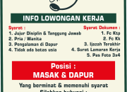 Lowongan Kerja Bagian Masak & Dapur di Pawon Ambu Terbaru 2026