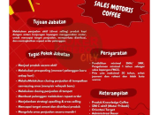 Lowongan Kerja Sales Motoris Coffee di Calmara – Karir FMCG 2026
